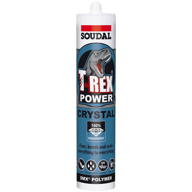 Soudal T-Rex Power Crystal Clear 290ml