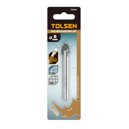 6mm Tile and Glass Drill Bit by Tolsen – 75693