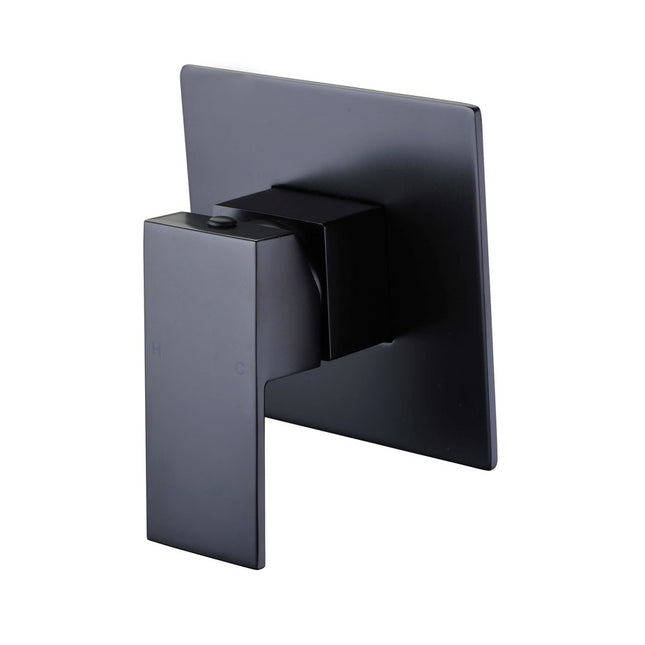 Eckig Shower/Bath Mixer Matt Black - BKM105-B