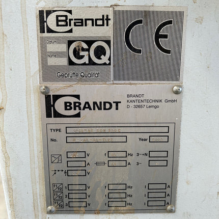 Brandt Optimat KDN 350C Edgebander - 2005