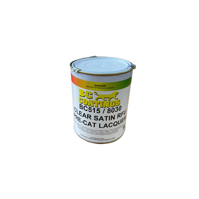 Lacquer Clear Satin - 1L Tin BC515/8030