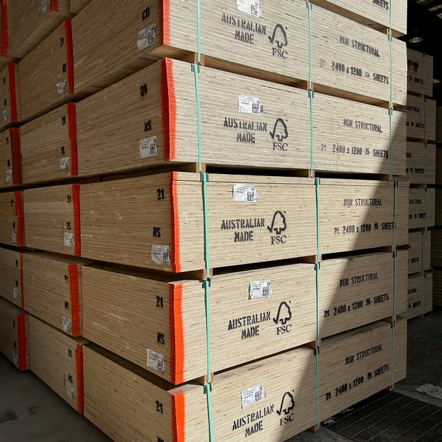 Pine Non-Structural Plywood 21mm x 2400x1200mm