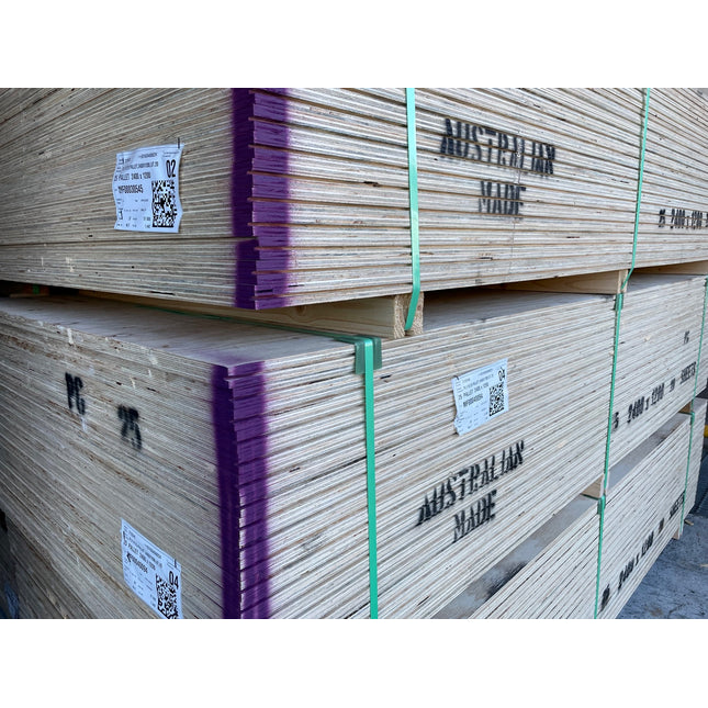 Buy Pallet Grade Plywood 25mm x 2400x1200mm at $66.00 each sheet & In-Stock. Shipping Australia wide or Click & Collect option. Shop online with Trademaster, Australia's leading distributor of Plywood. We have Birch, Marine, Bendy, Campervan Ply, Hexa, CD
