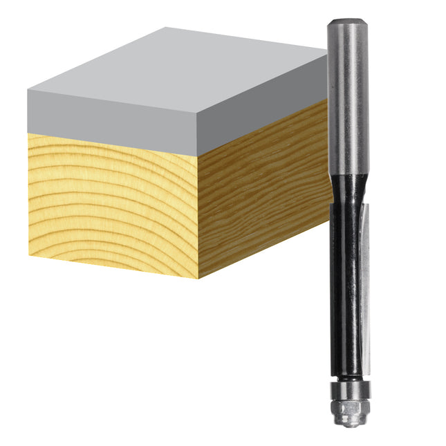 Carbitool 2 Flute – Flush Trimming Bit with Ball Bearing Guide – Carbide Tipped
