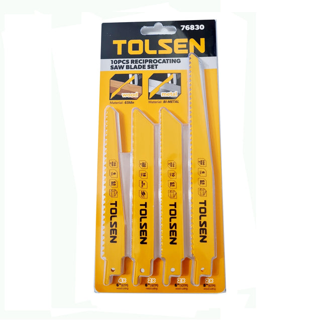 Reciprocating Saw Blade Set - By Tolsen