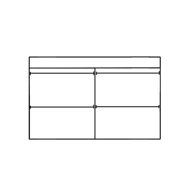 Wardrobe From 1600mm-2400mm Width - 4 Hangers - WR24DH
