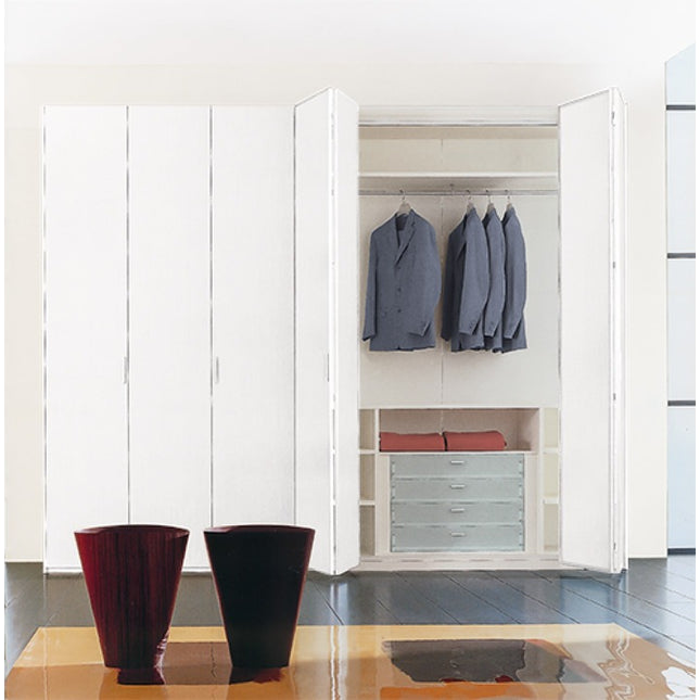 1200mm Right Hand Sliding Door Fitting, Slido F-Fold61 50A, Standard Set & Running Rail - By Hafele