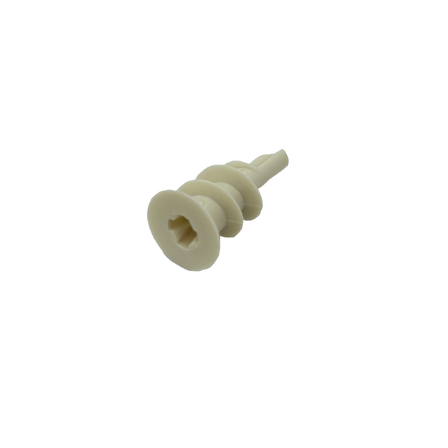 Nylon White Speed Plugs 14x33mm