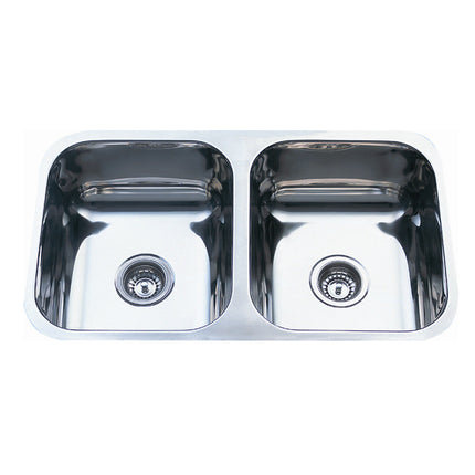 Undermount Double Bowl Sink - By Hafele