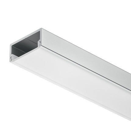 Aluminium Profile for Surface Mounted Strip Lights - By Hafele