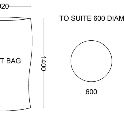 Dust Bags 920x1400mm-Trademasterau | Trademaster