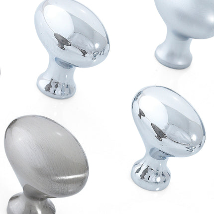 Buy Asti By Momo Handles from $4.00 - Shipping Australia wide or Click & Collect option. A classic oval knob available in 3 finishes to suit any kitchen or cabinet. Handle sizing and technical information