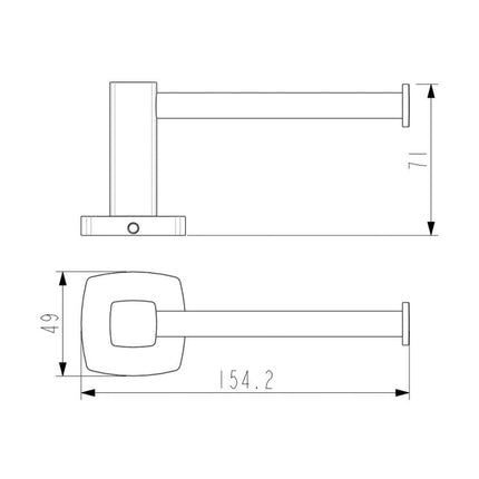 BK826 Toilet Roll Holder-Trademasterau | Trademaster