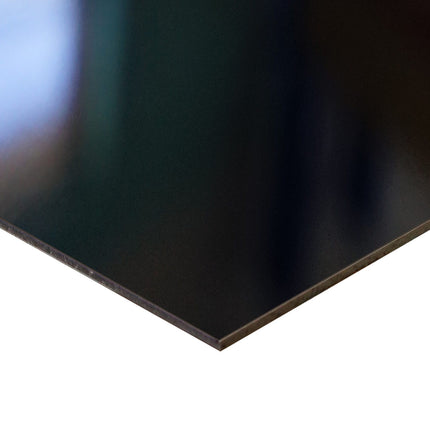 Black Gloss Composite Panel 2400x1200x3mm-Trademasterau | Trademaster