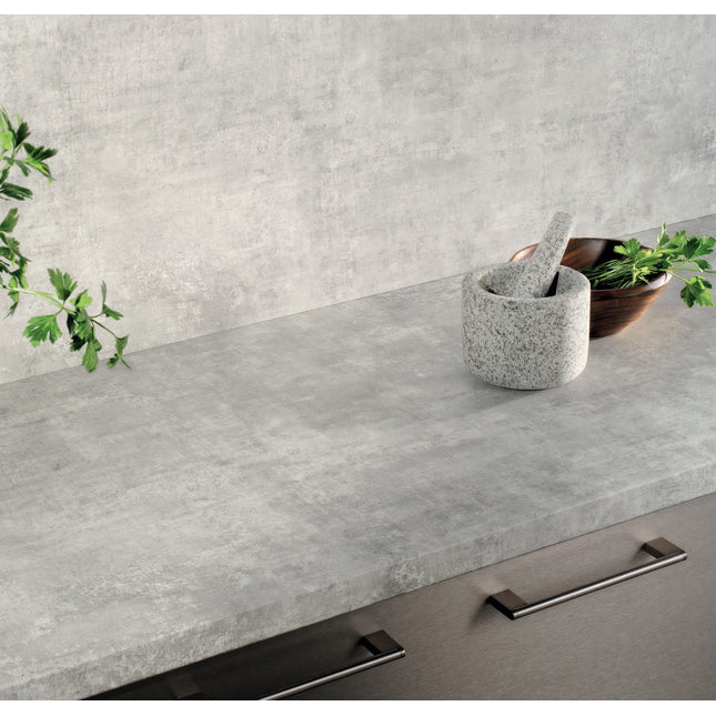 Buy Bellato Grey By Duropal - Laminate Benchtops from $242.00 each slab. Shipping Australia wide or Click & Collect option. Shop online our full colour range of ready made Laminate Benchtops.