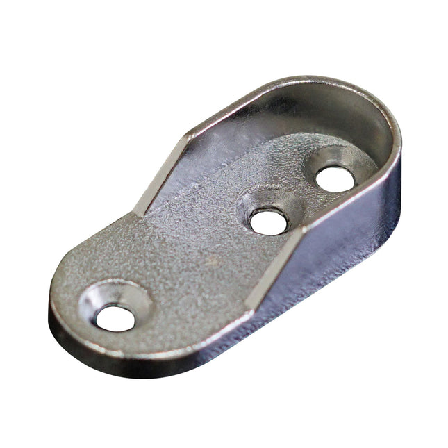 Wardrobe End Flange Metal - Oval-Trademasterau | Trademaster