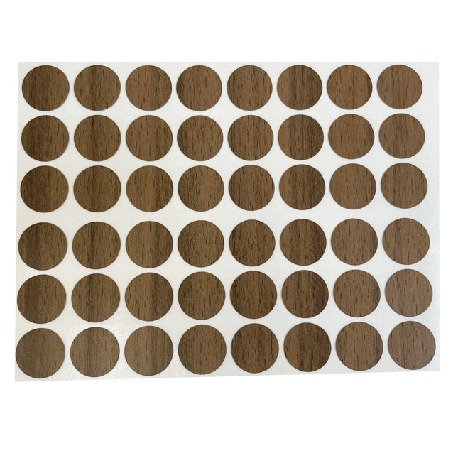 Natale Walnut Screw Cap Stickers-Formica | Trademaster