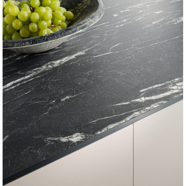 Buy Nero Portoro By Duropal - Laminate Benchtops from $242.00 each slab. Shipping Australia wide or Click & Collect option. Shop online our full colour range of ready made Laminate Benchtops.