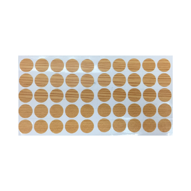 Light Woodgrain Screw Cap Stickers-Trademasterau | Trademaster
