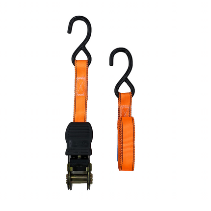 S-Hook Ratchet Tie Down Straps 25mm x 4.5m-Trademasterau | Trademaster
