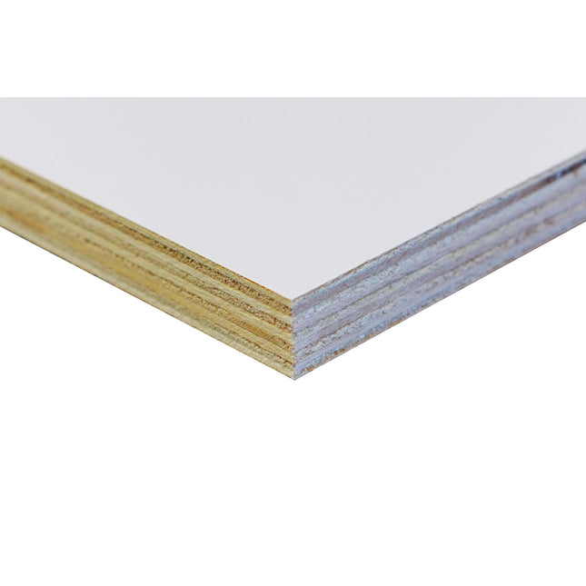 Buy White Melamine Plywood 2400x1200x16mm at $121.00 each sheet & In-Stock. Shipping Australia wide or Click & Collect option. Shop online with Trademaster, Australia's leading distributor of Plywood. We have Birch, Marine, Bendy, Campervan Ply, Hexa, CD,