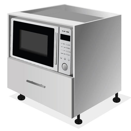 Microwave Floor Cabinet-Formica | Trademaster
