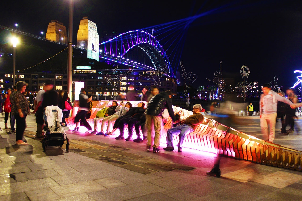 Timber Aurora: Vivid Sydney