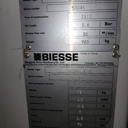 Biesse Edgebander Spark 4.3 - 2013