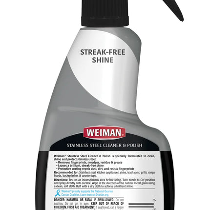 Weiman Stainless Steel Cleaner & Polish Spray
