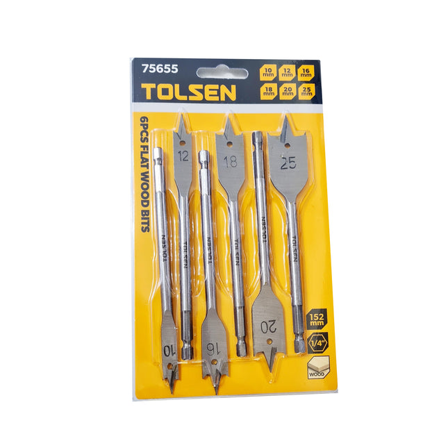 Speed Bore Bits Set 6pcs - By Tolsen