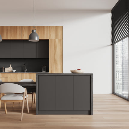 Charred Grey Matt MR MDF 16mm x 2400x1200mm