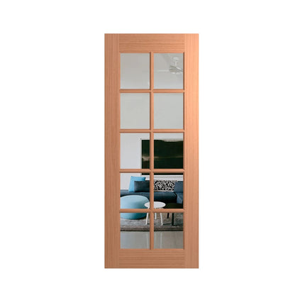 JST10 Hume Door 2040x820x40mm - Clear Glass