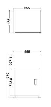 Single Laundry Tub Cabinet - 35L