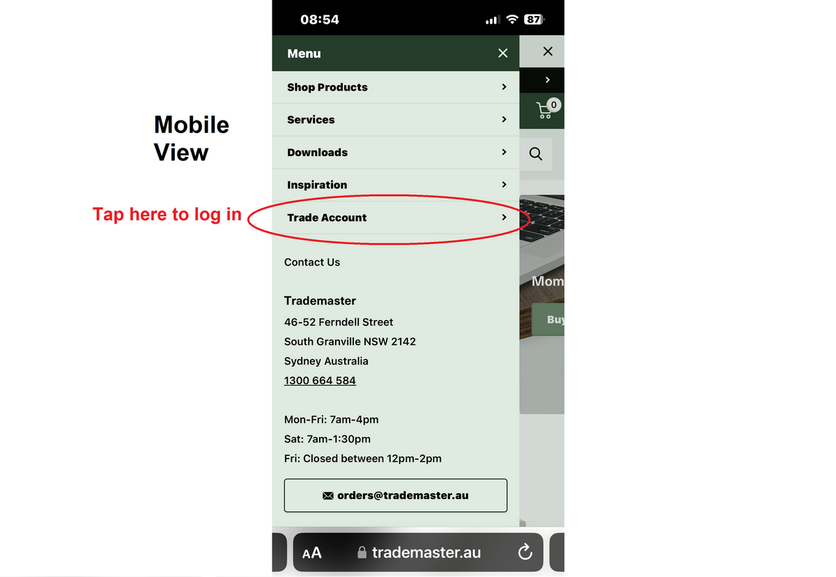 Tradesmart Mobilelog In Trade Account Login