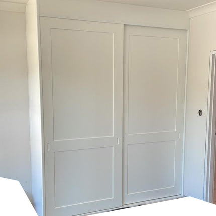 Polyurethane Painted Routered Design Wardrobe Sliding Doors Up To 2400mm Height by Trademaster