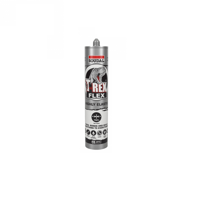 Soudal T-Rex Flex Adhesive & Sealant White - 290ml