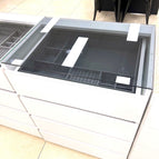 Drawer Unit + Jewelry Tray + Clear Glass Top