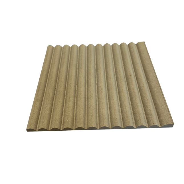 Half Round 11mm Panel 2400x1200x9mm - Raw MR MDF