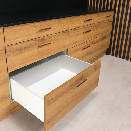 Alto Slim Drawer Set 550mm x Drawer Side Height 199mm - By Hafele