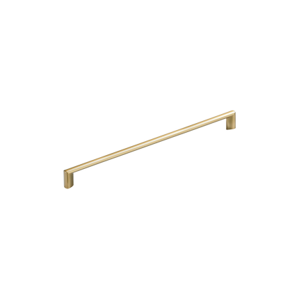 Barra D Handle 288mm -  Brushed Matt Brass