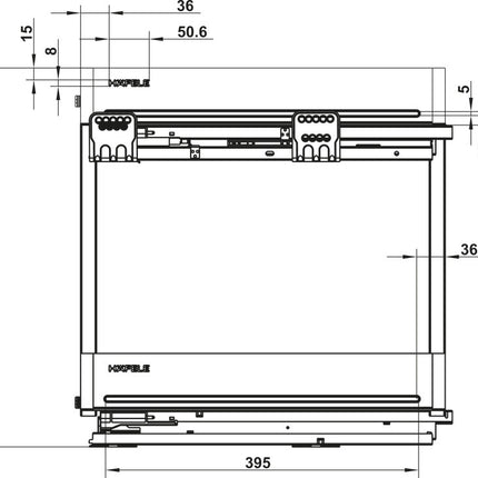 Base Pull-Out Unit - Häfele Utensio Plus H2