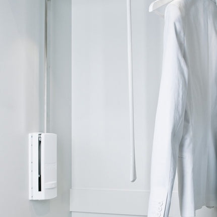 2004 Wardrobe Lift 770-1200mm White/Nickel - By Hafele