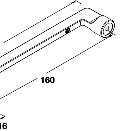 Furniture Handle Deco H1565 - By Hafele