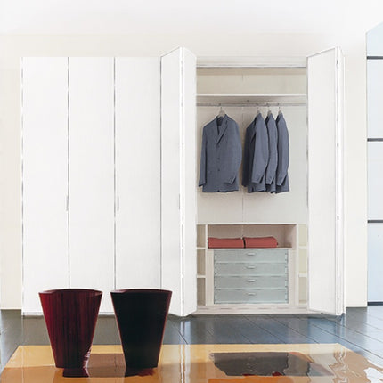 1200mm Left Hand Sliding Door Fitting, Slido F-Fold61 50A, Standard Set & Running Rail - By Hafele