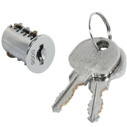 Round Cabinet Door Lock keyed Alike - By Hafele