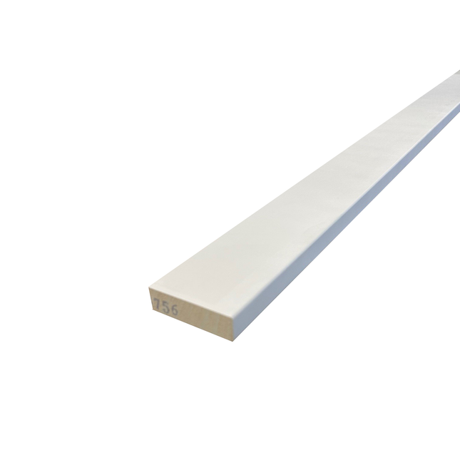 90x18mm x 5.6m Pine Primed Finger Jointed Square Edged Timber Reveal