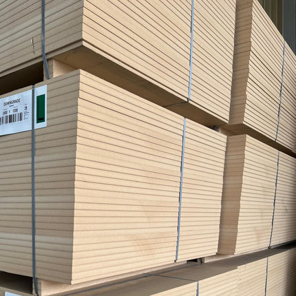 Raw Standard MDF 25mm x 3000x1200mm Downgrade - Australian Made