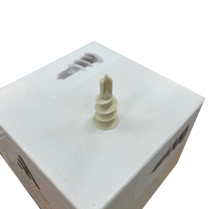 Nylon White Speed Plugs 14x33mm