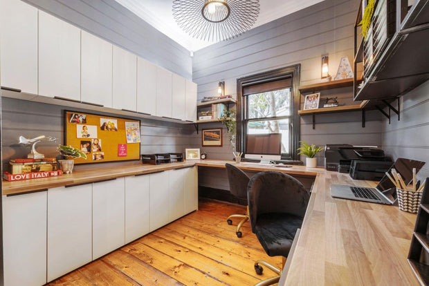 Buy Block Walnut By Duropal - Laminate Benchtops from $242.00 each slab. Shipping Australia wide or Click & Collect option. Shop online our full colour range of ready made Laminate Benchtops.