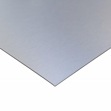 Brushed Aluminium Laminate 3600 x 1200mm-Trademasterau | Trademaster